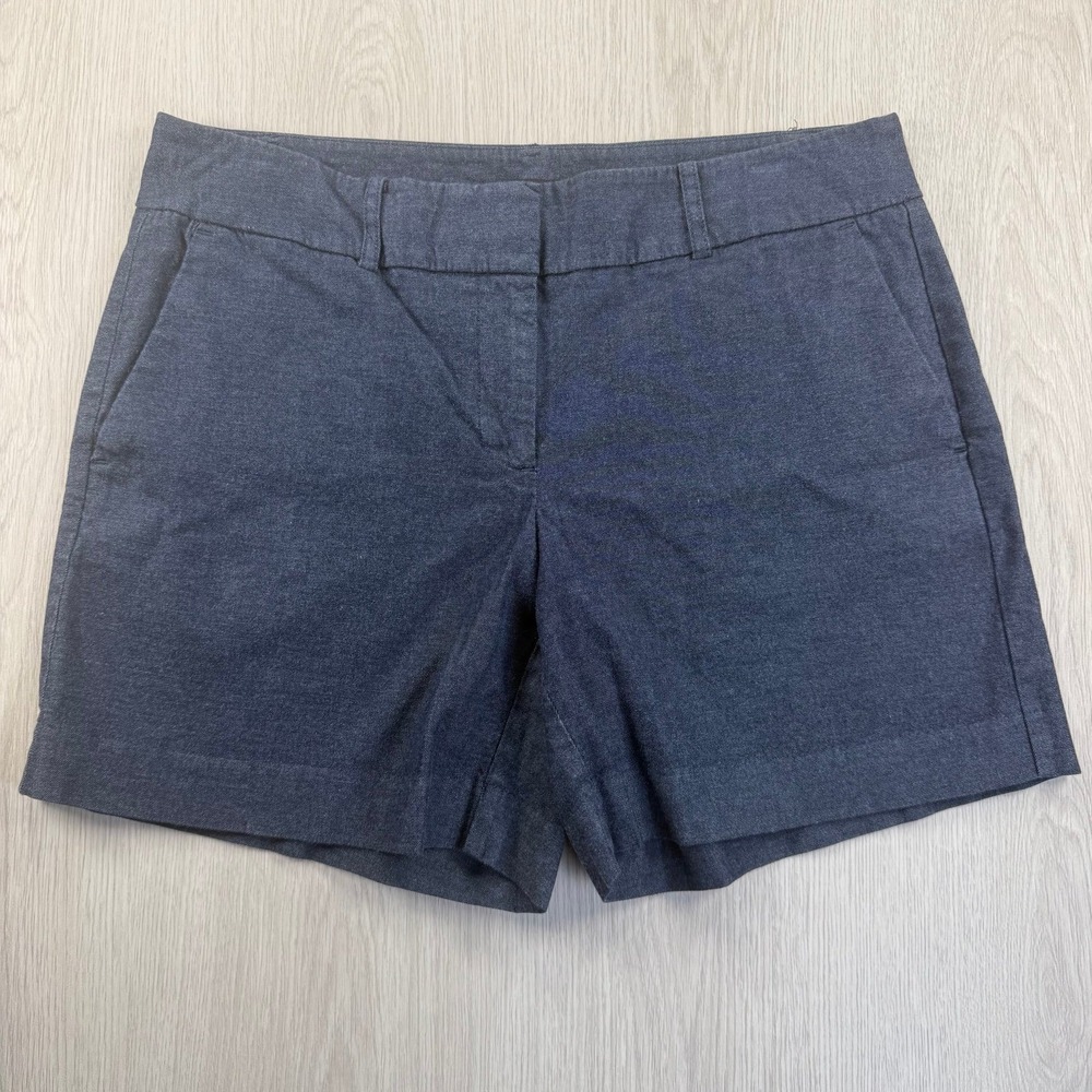 Navy‎ Tailored Shorts Office Chic Quiet Luxury Career Wear Preppy